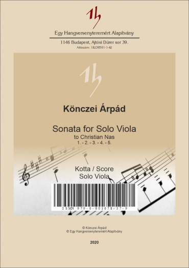 Sonata for Solo Viola