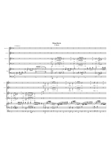 Missa brevis (Score & Parts)