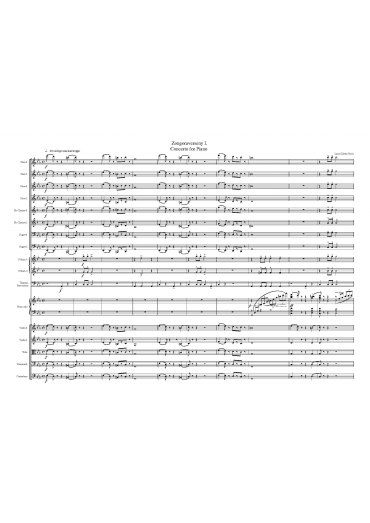 Piano Concerto – Score