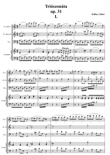 Trio Sonata op. 31