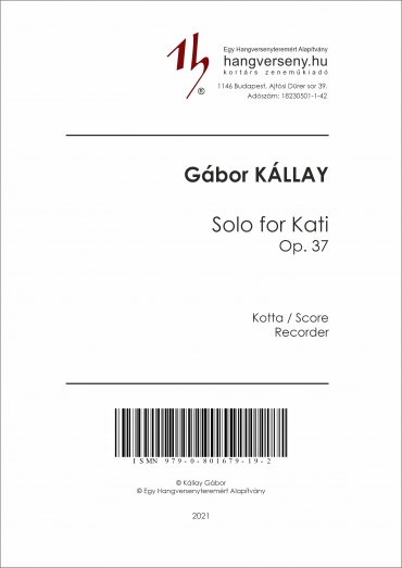 Solo for Kati op. 37