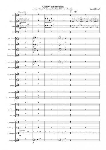 The Dance of the Mountain Fairy - Score